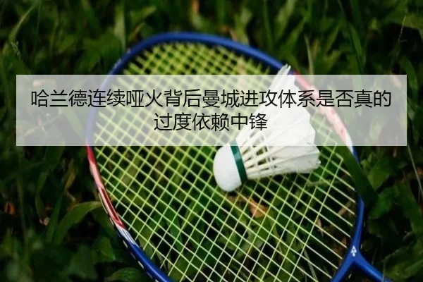 哈兰德连续哑火背后曼城进攻体系是否真的过度依赖中锋